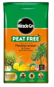 MIRACLE GRO PEAT FREE CITRUS COMPOST 6ltr